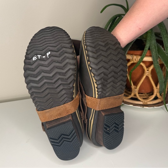 Sorel Slimpack Tall Duck Boots Brown Leather Waterproof Riding Boot 8.5 NL2007 - Picture 7 of 15